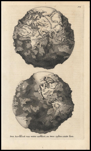 Illustration for article titled A 17th-Century Map Depicts A World With The Oceans Drained Of Water